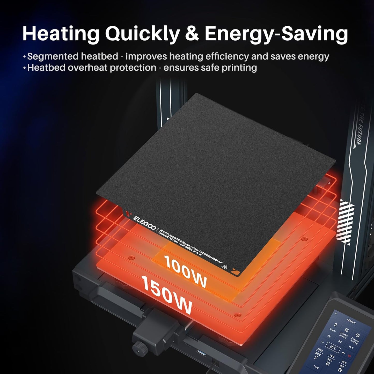 ELEGOO Neptune 4 Pro 3D Printer, 500mm/s High Speed Printer with Klipper Firmware, Auto Leveling and Direct Drive Extruder, Easy Assembly, 8.85x8.85x10.43 Inch Printing Size