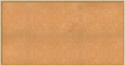 Amanti Art Natural Cork Board for Wall, 31x59 Vision Board with White Frame, Oversize Corkboard Office Decor for Home Organization, Modern Corkboard Pinboard to Display Items for Home Organization in