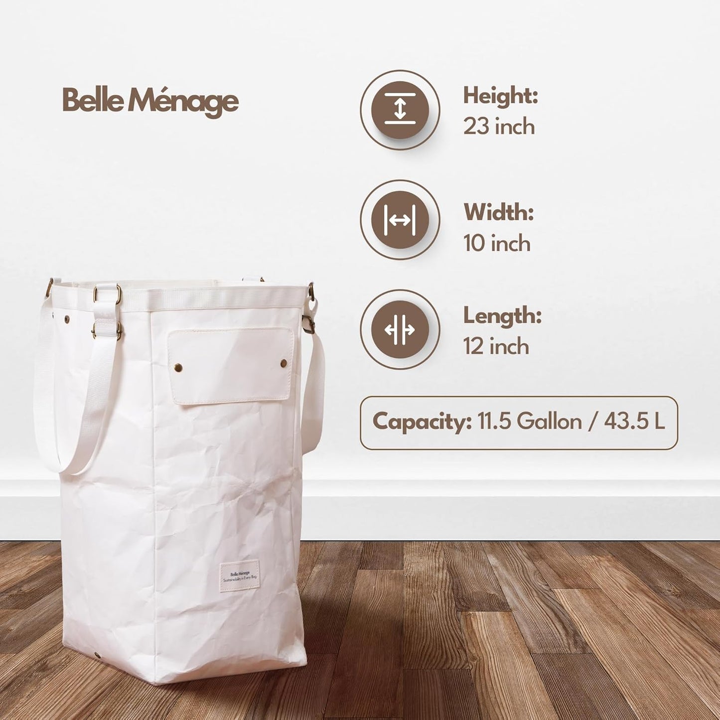 Kitchen Recycling Bin Indoor, Paper, Can, Trash Recycle Bin Combo (Navy+Grey)