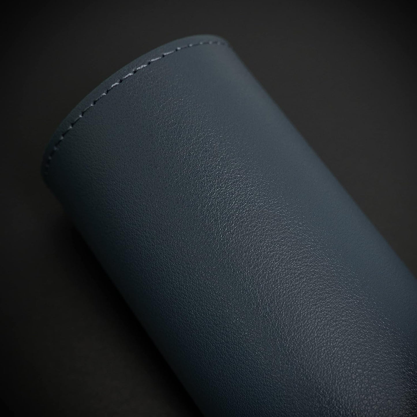 Vine Creations PU Leather Desk Pad, 36" x 20", Non-Slip, Dark Blue