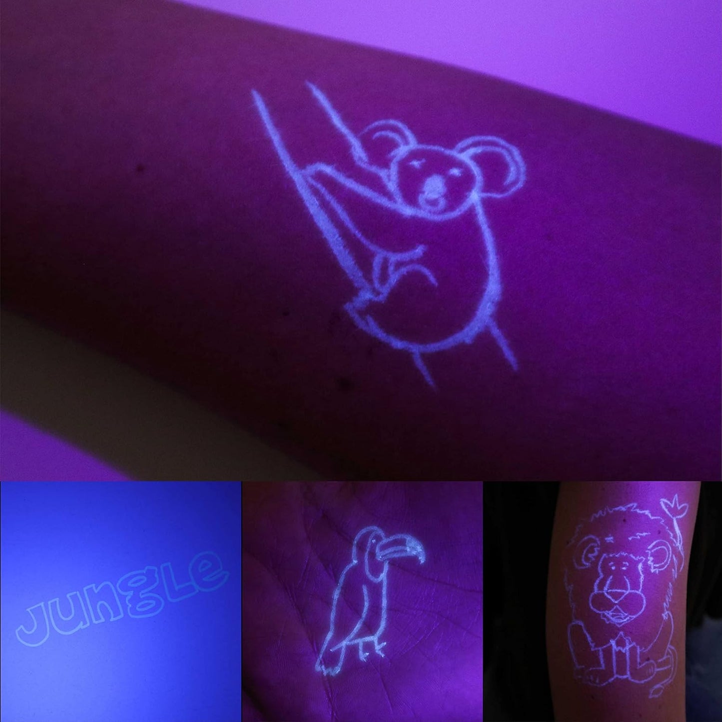 BONNYCO Invisible Ink Pen and Notebook Pack 32 Safari Party Favors for Kids Magic Spy Pen Goodie Bags Stuffers for Kids | Jungle Goody Bag Stuffers Return Gifts Birthday, Classroom Prizes Students