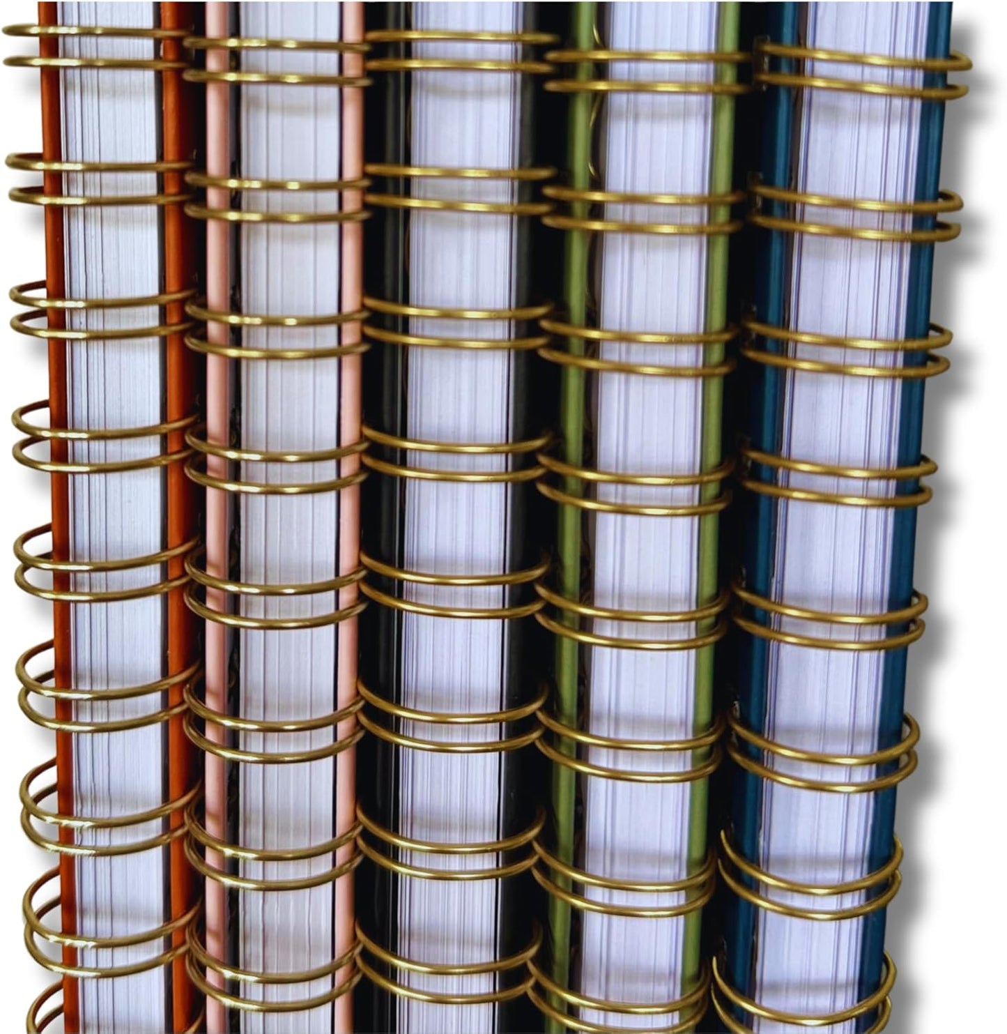 | Meeting Notebook for Work | 8.25" x 11.75" | Project Planner | Simple Design | Multiple Layouts | Office and Business Planner (Rust, Meeting Planner - Landscape)