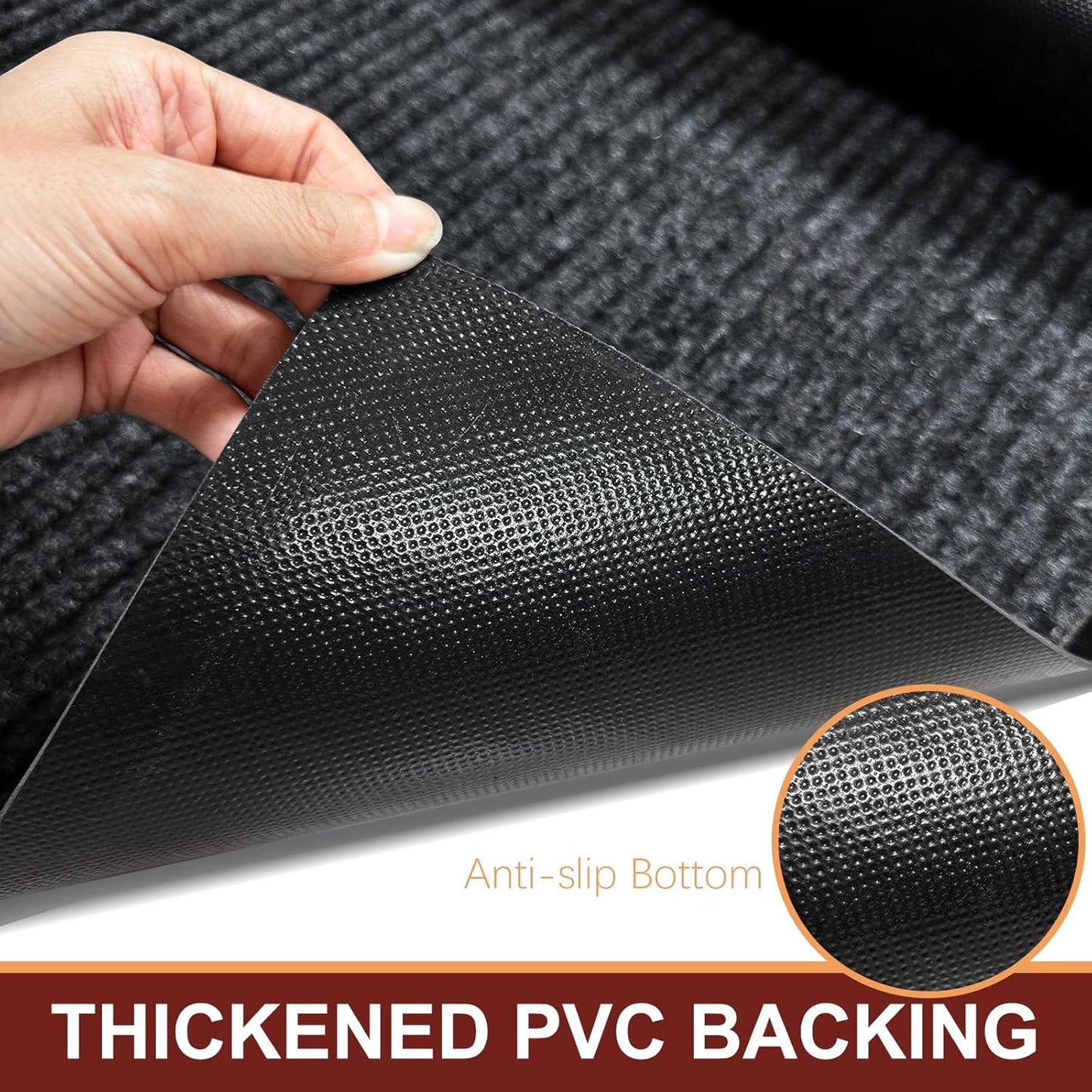 Vicwe Indoor Outdoor Door Mat, 2'x4' Heavy Duty Front Door Mat, Non-Slip Washable Doormats Entrance Mats, Dirt Resistant and Absorbent Doormat, Commercial Outdoor Entrance Floor Mat for Home Office