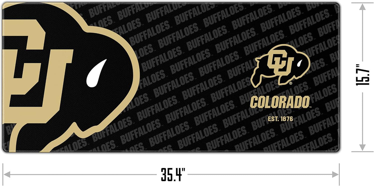 YouTheFan NCAA Colorado Buffaloes Logo Series Desk Pad