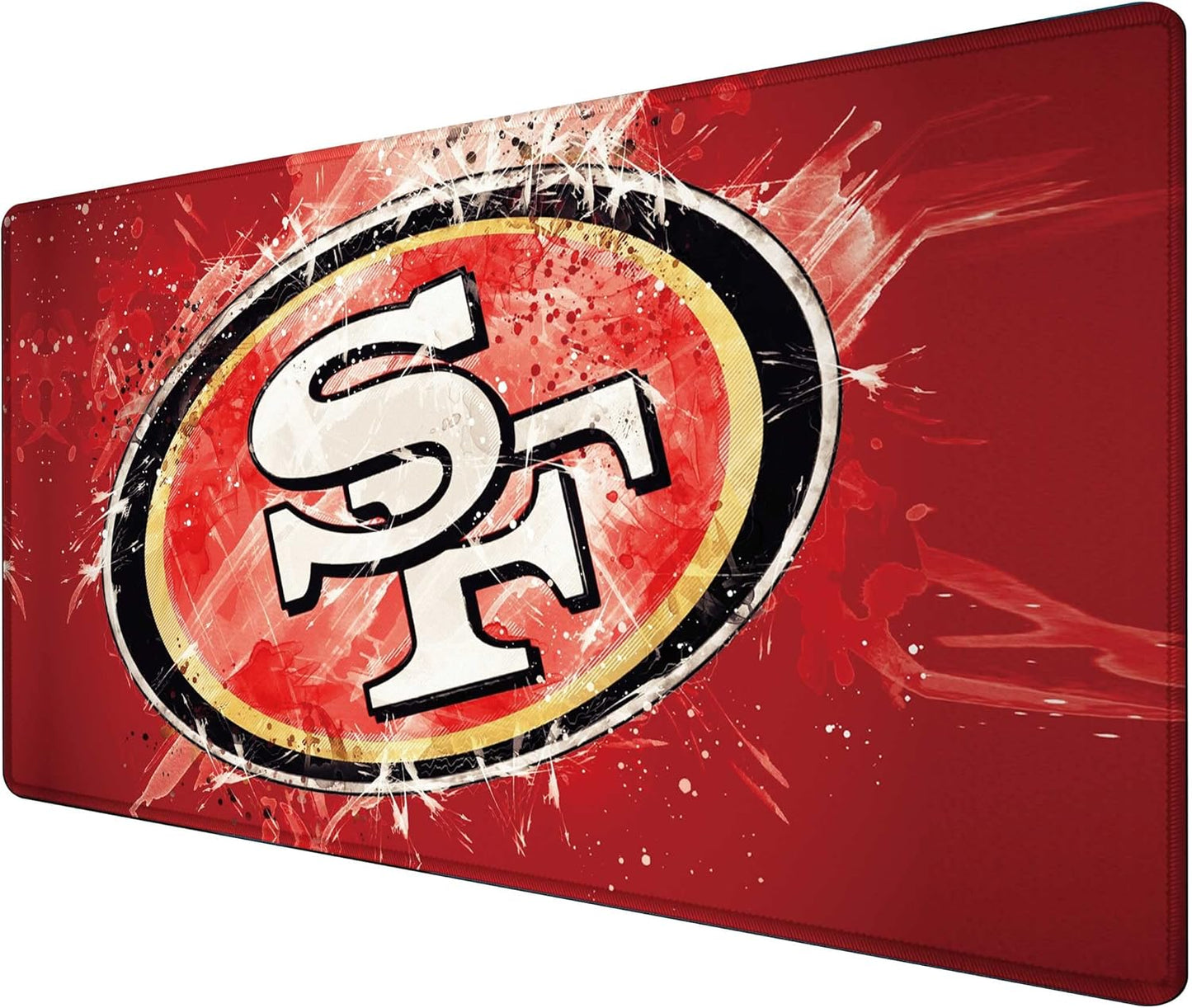 Large Mouse Pad Desk Mat for Home Office, Gaming Mousepad Extended Desk pad - Computer Keyboard Mouse Mat with Non-Slip Base and Stitched Edge Office Desk Organizers and Accessories