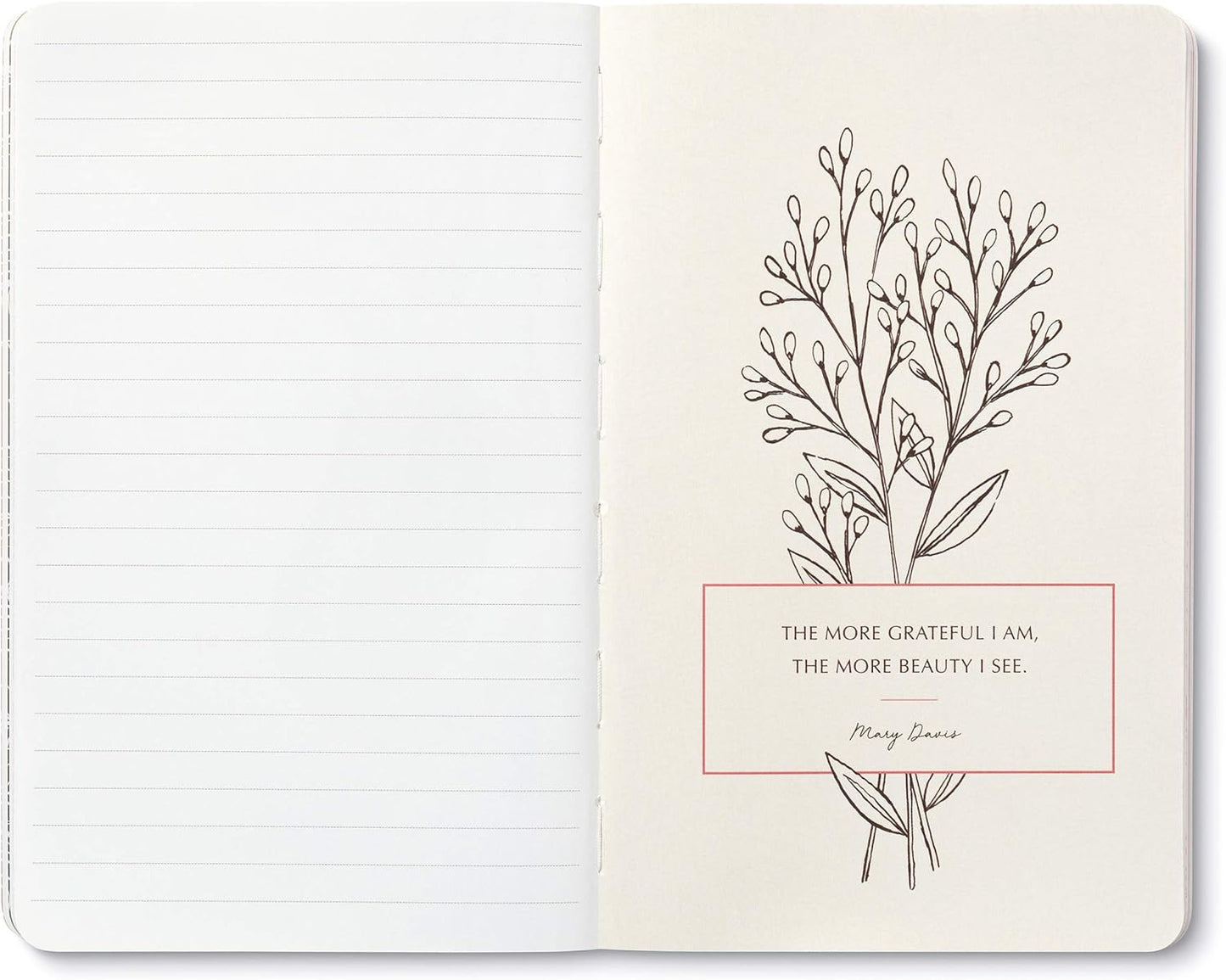 Compendium Softcover Journal - My heart gives thanks… – A Write Now Journal with 128 Lined Pages, 5″W x 8″H