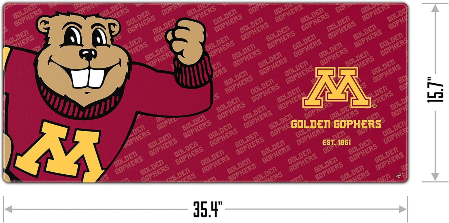 YouTheFan NCAA Minnesota Golden Gophers Logo Series Desk Pad