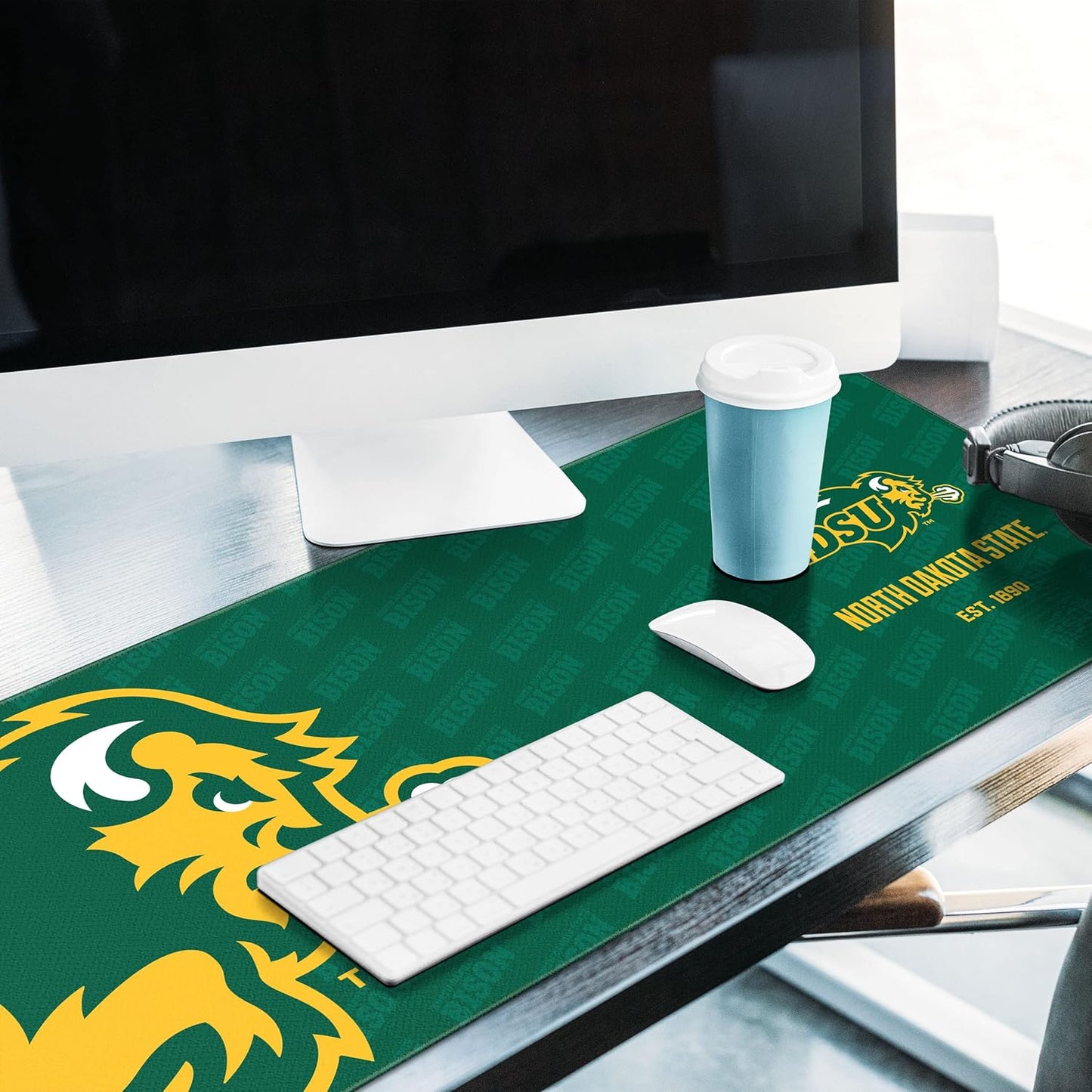 YouTheFan NCAA North Dakota State Bison Logo Series Desk Pad
