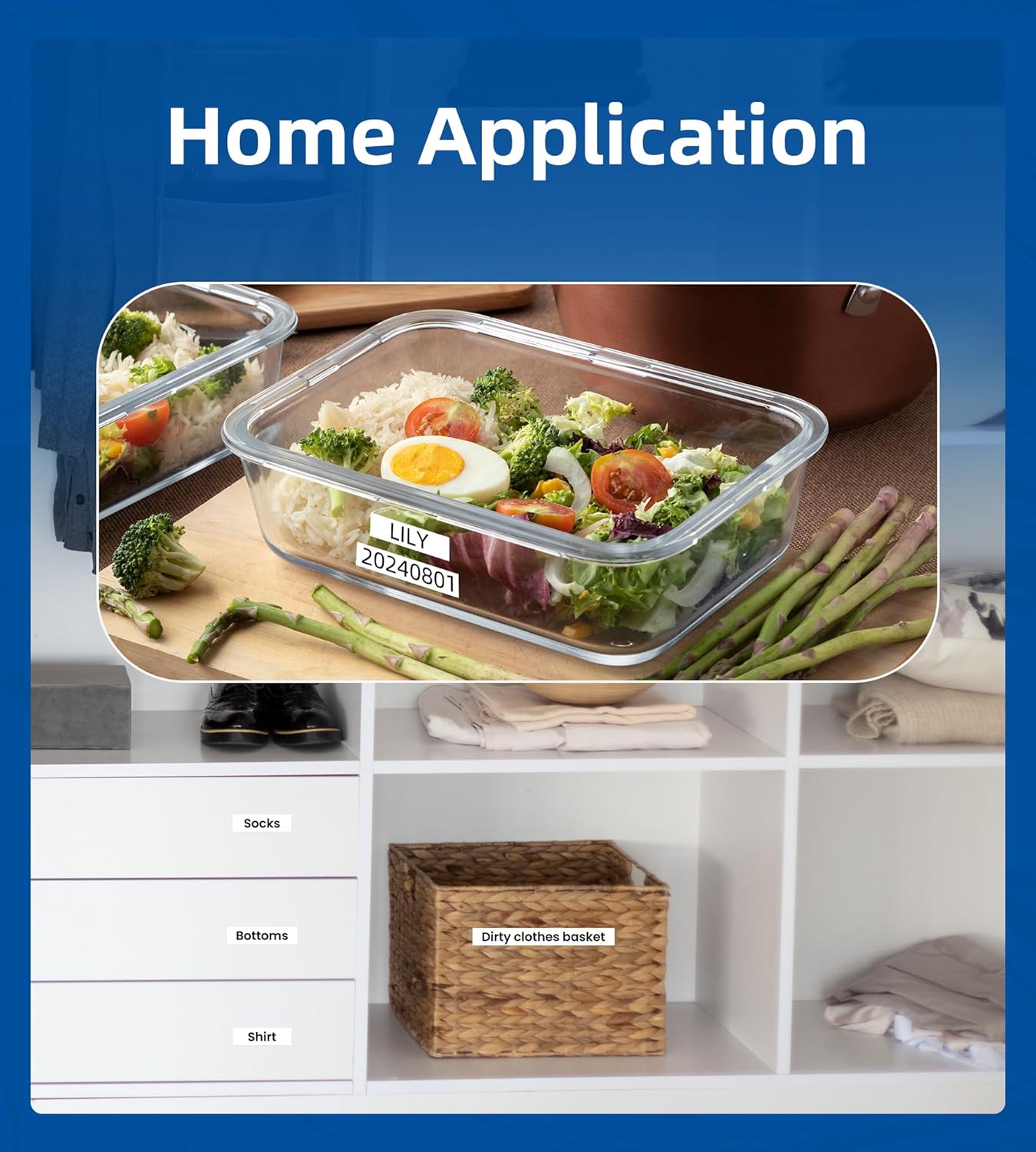 Label Maker Tape, Compatible with Brother P Touch Label Tape, TZe-231 12mm 0.47 Black Ink on White Tze Tz Laminated White Replace for Brother Ptouch PT-D210 PTH110 PTD220 PTD410, 5 pk