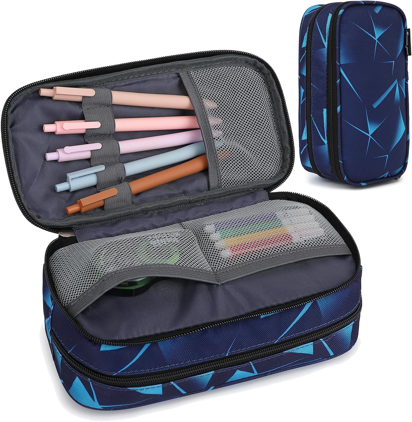 Pencil Cases for kids, Large Capacity Pencil Pouch, Office College School Marker Organizer Case pen for Men Women Adult Teens
