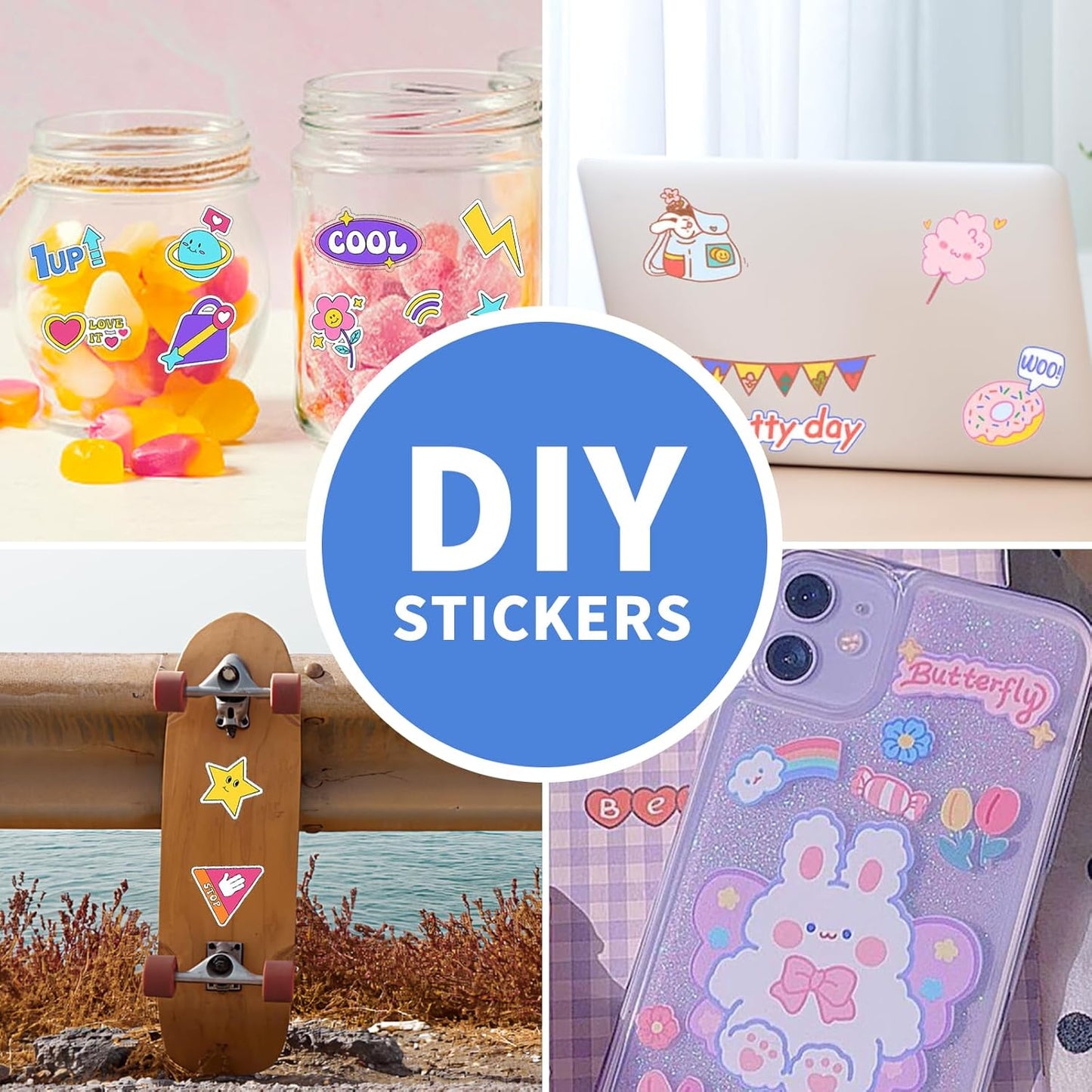 2"x4" Shipping Address Labels, 10-UP Blank Mailing Labels, White Self-Adhesive Customized Stickers for Inkjet and Laser Printer [200 Sheet, 2000 Labels]