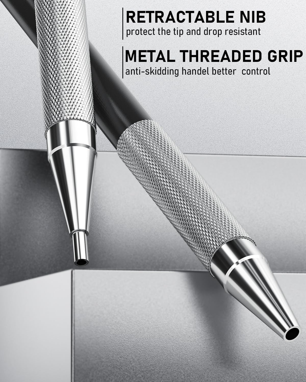 Nicpro 38PCS Art Mechanical Pencils Set in Leather Case, 3 PCS Metal Drafting Pencil 0.5, 0.7, 0.9 mm & 5 PCS 2mm Lead Holder (6B 4B 2B HB 2H 4H Colors) For Sketching Drawing With 20 Tube Lead Refills