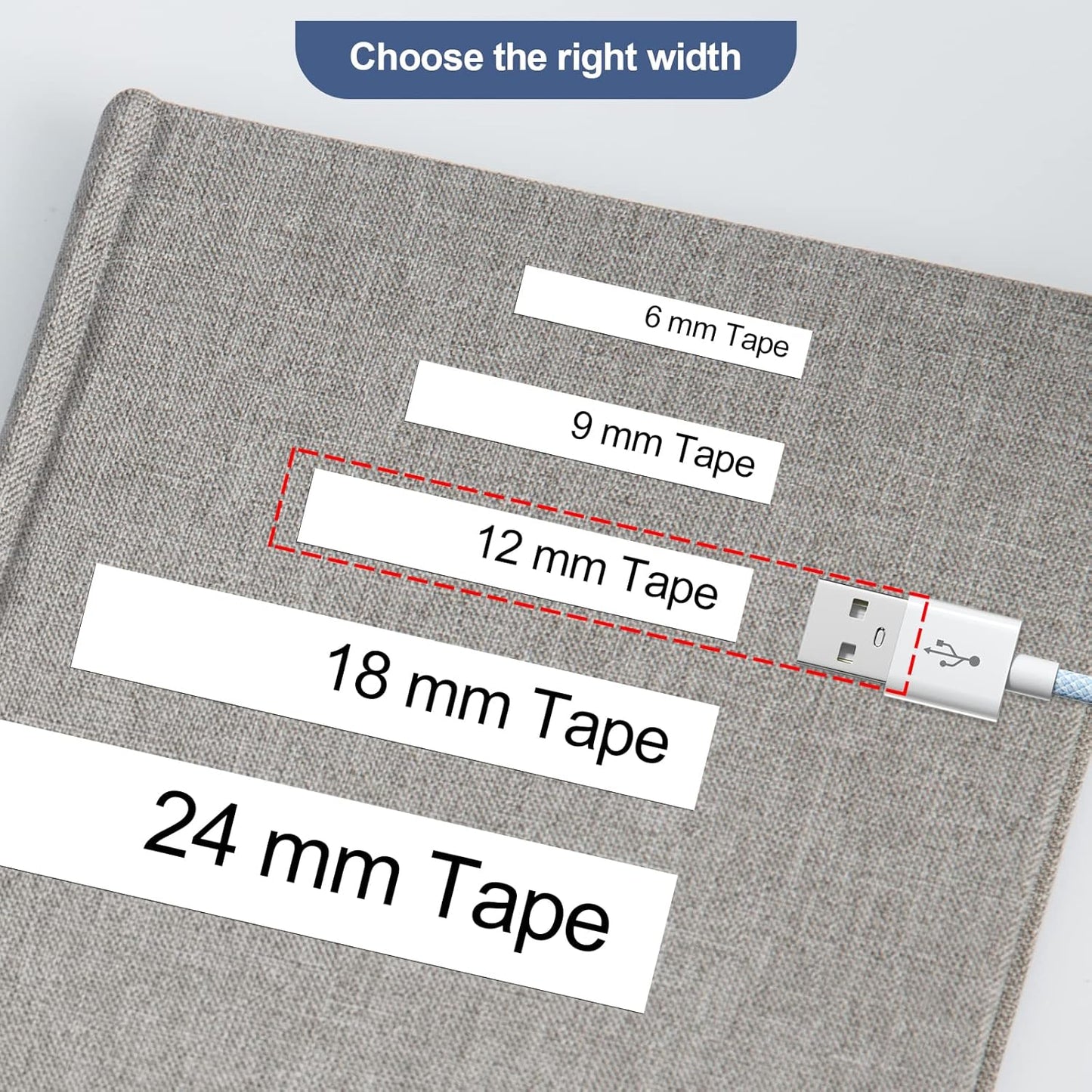 4-Pack TZe-231 Compatible for Brother P Touch Label Maker Tape TZe 12mm 0.47 Laminated White TZ-231 TZe231 Label Tape Refills for Ptouch PTD220 PT-D220 D202 D210 D600 D400 H100 H1101280 Label Maker