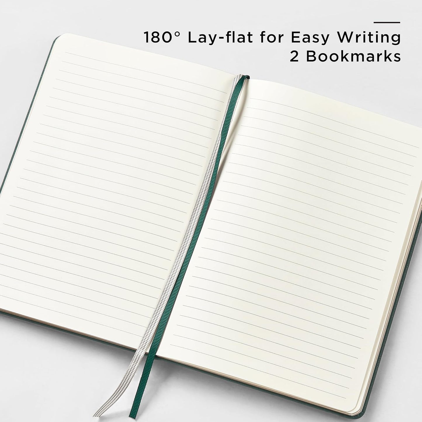 A5 Lined Leather Journal and Pen Set (3 packs), Hardcover Notebook with Pen, 160 Pages 100gsm Thick Ruled Paper for Men Women, for Work, Business, School or Home Writing, 5.7'' x 9'' (Green)