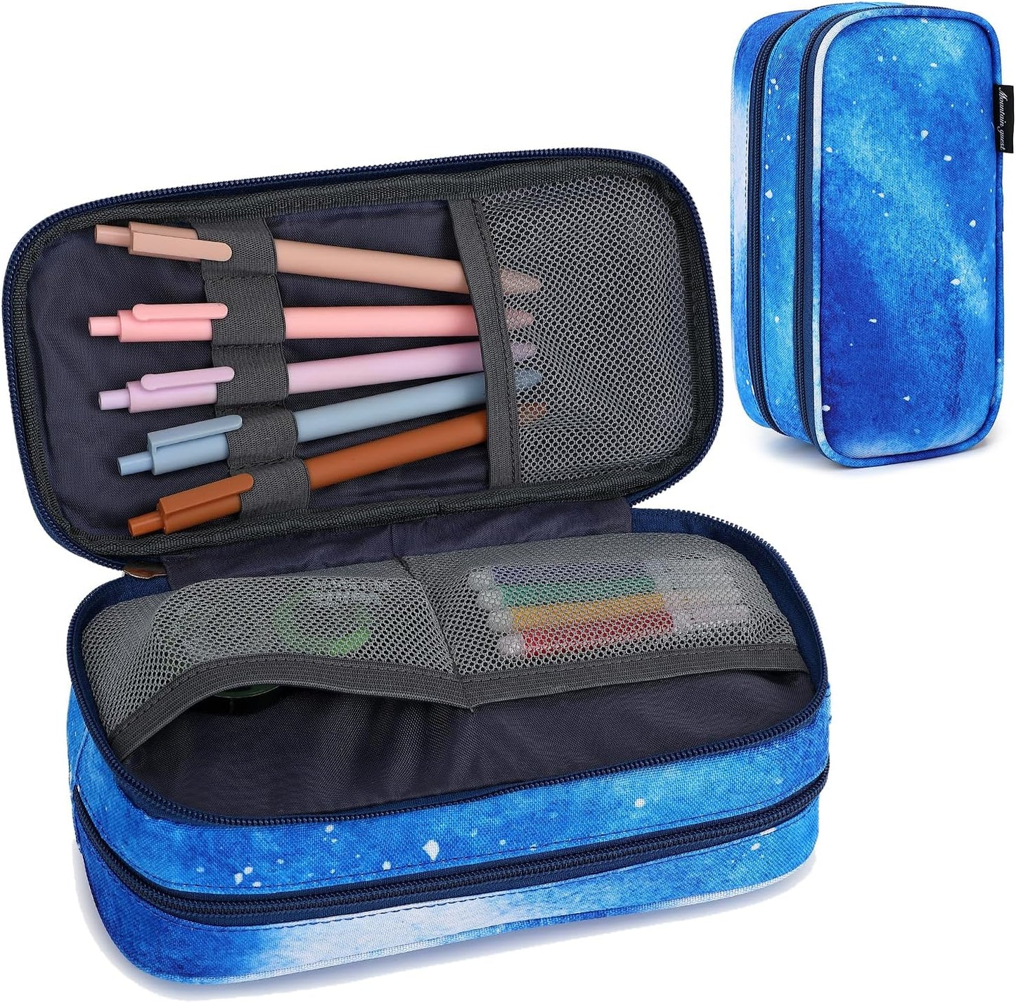 Pencil Cases for kids, Large Capacity Pencil Pouch, Office College School Marker Organizer Case pen for Men Women Adult Teens