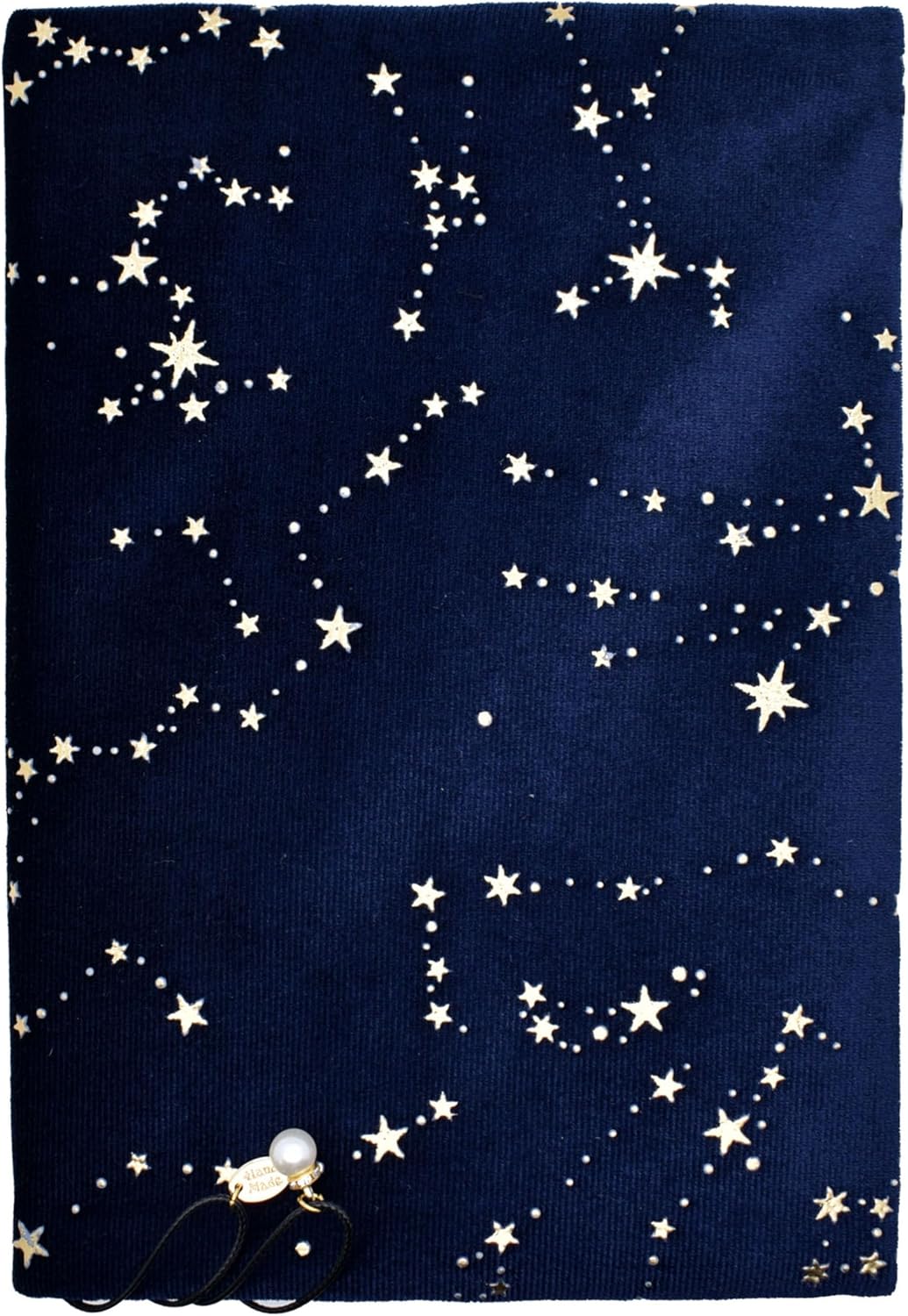 BLBMH A5 Book Covers for Paperbacks Book Cover Fit for 5.5x8.3 inch Adjustable Book Jacket Cover for A5 Diary Books Fabric Softcover Protector for Notebook - Velvet Blue 8.3in