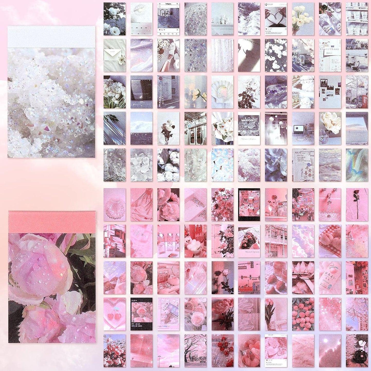 Outus 300 Sheets Washi Paper Sticker Aesthetic Stickers Set for Journaling Travel Planner Stickers for Scrapbooking Vintage Washi Sticker Book for Diary Calendar DIY Craft Album(Gentle Style)