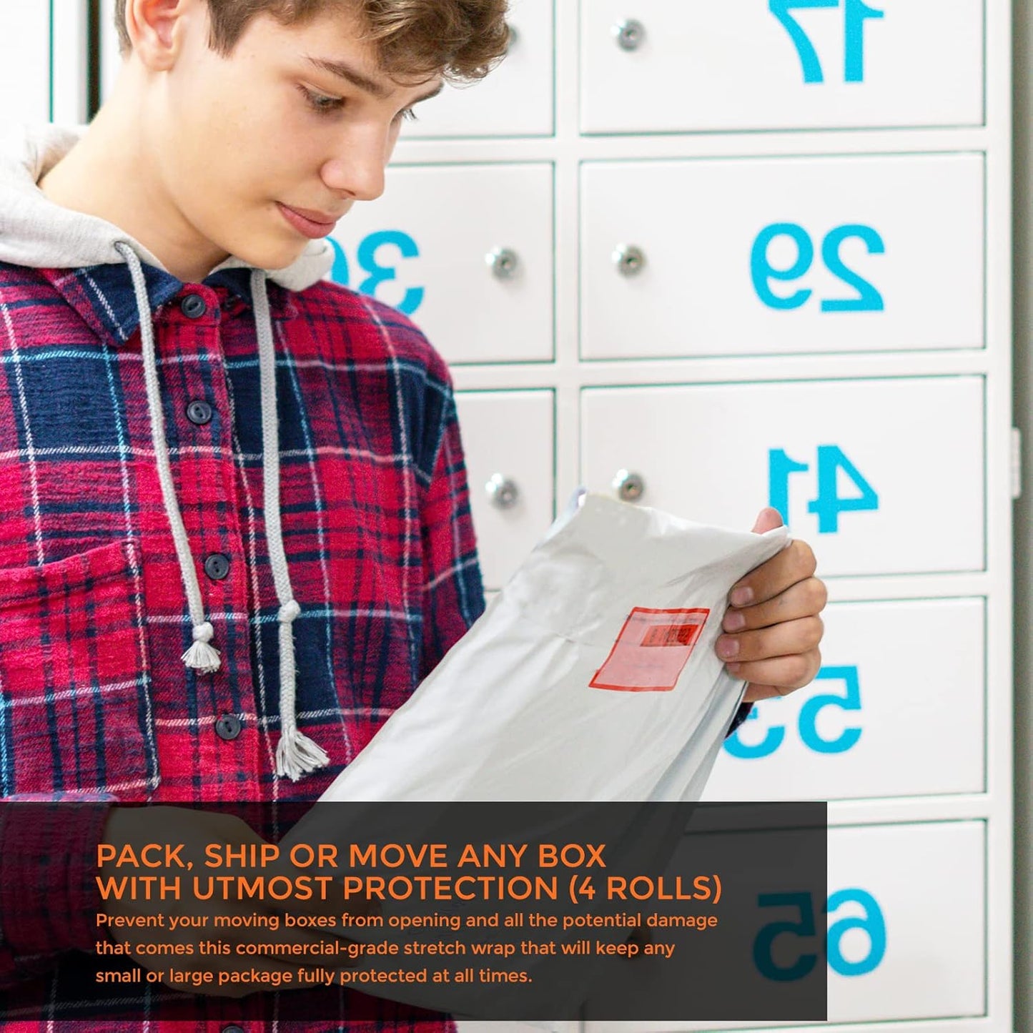 PackageZoom Poly Mailers 6x9 100 Pcs Self-Seal Shipping Envelopes For Businesses, Strong Adhesive Mailing Bags, Tear & Water-Resistant Protective Shipping Bags Light Grey