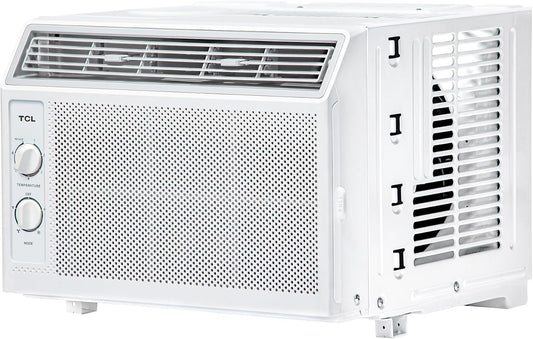 TCL H5W33M 5,000, 115V, AC for Small Rooms 5000 BTU Window Air Conditioner,150 Sq. Ft, Easy-to-Use, Reusable Filter, Compact Design, White