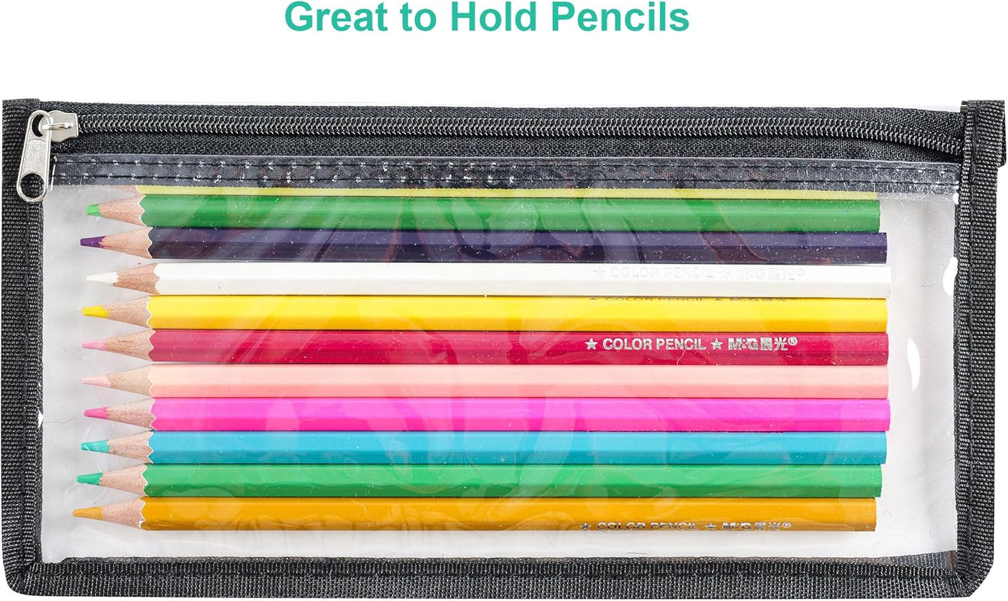 3.9 x 7.8 Clear Cash Register Money Pouch Bank Deposit Bag Check Wallet 20 Pack Zipper Closure