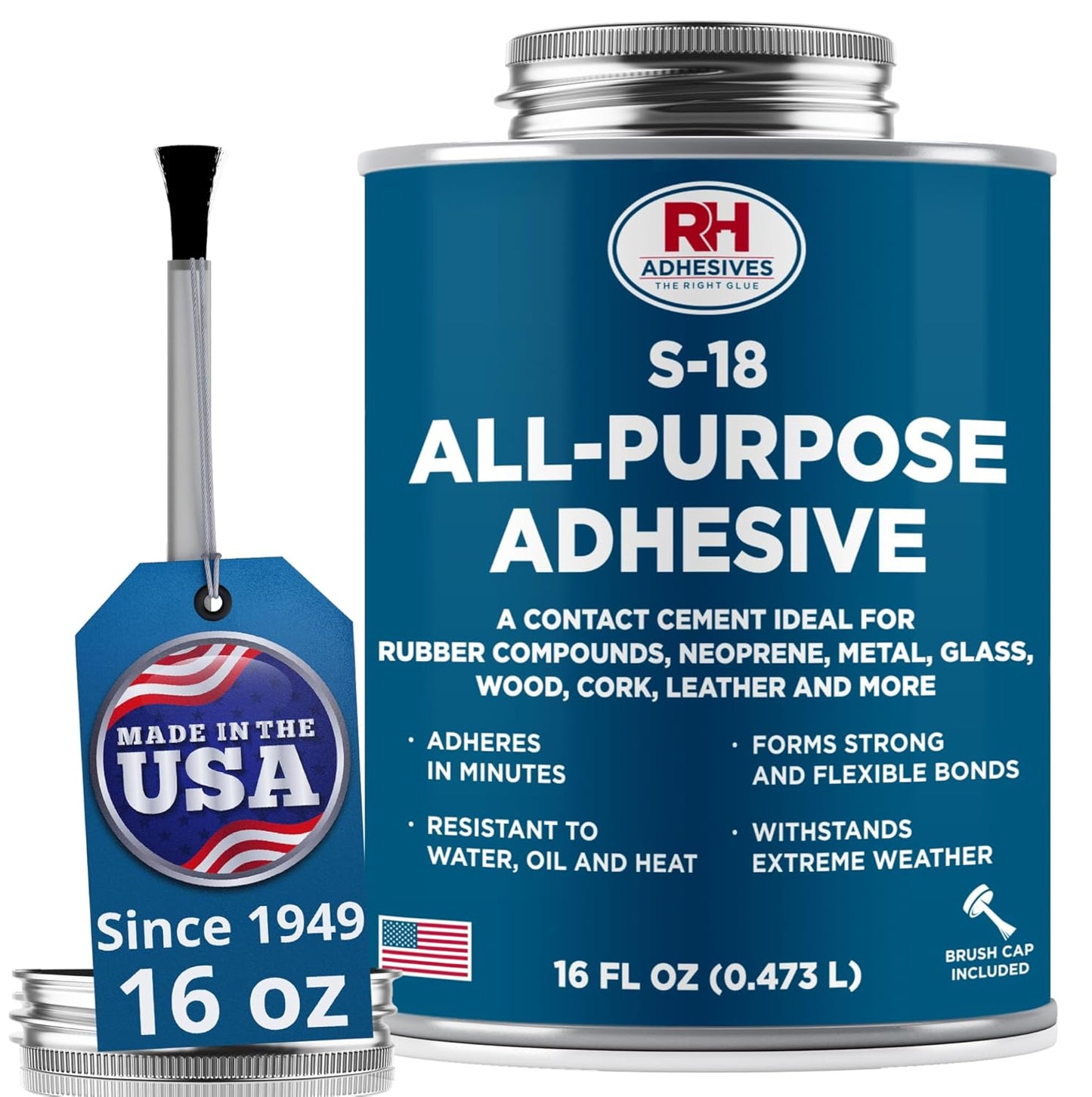 S-18 All-Purpose Adhesive, 16 oz. can - RH Adhesives