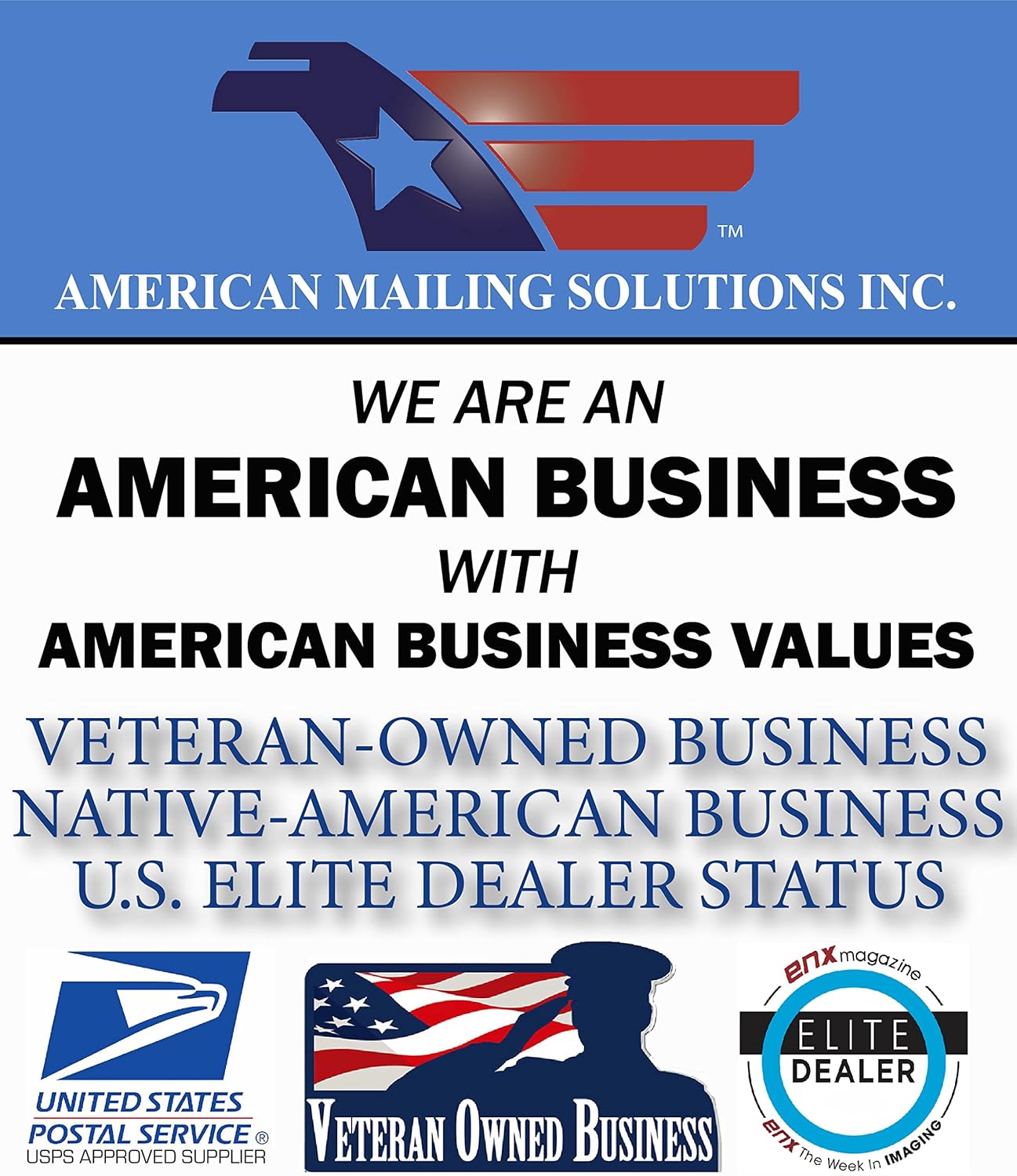 AMERICAN MAILING SOLUTIONS INC. | 2-Pack | Quadient IXINK1 Replacement Ink Cartridge for iX-1 Series Postage Meter