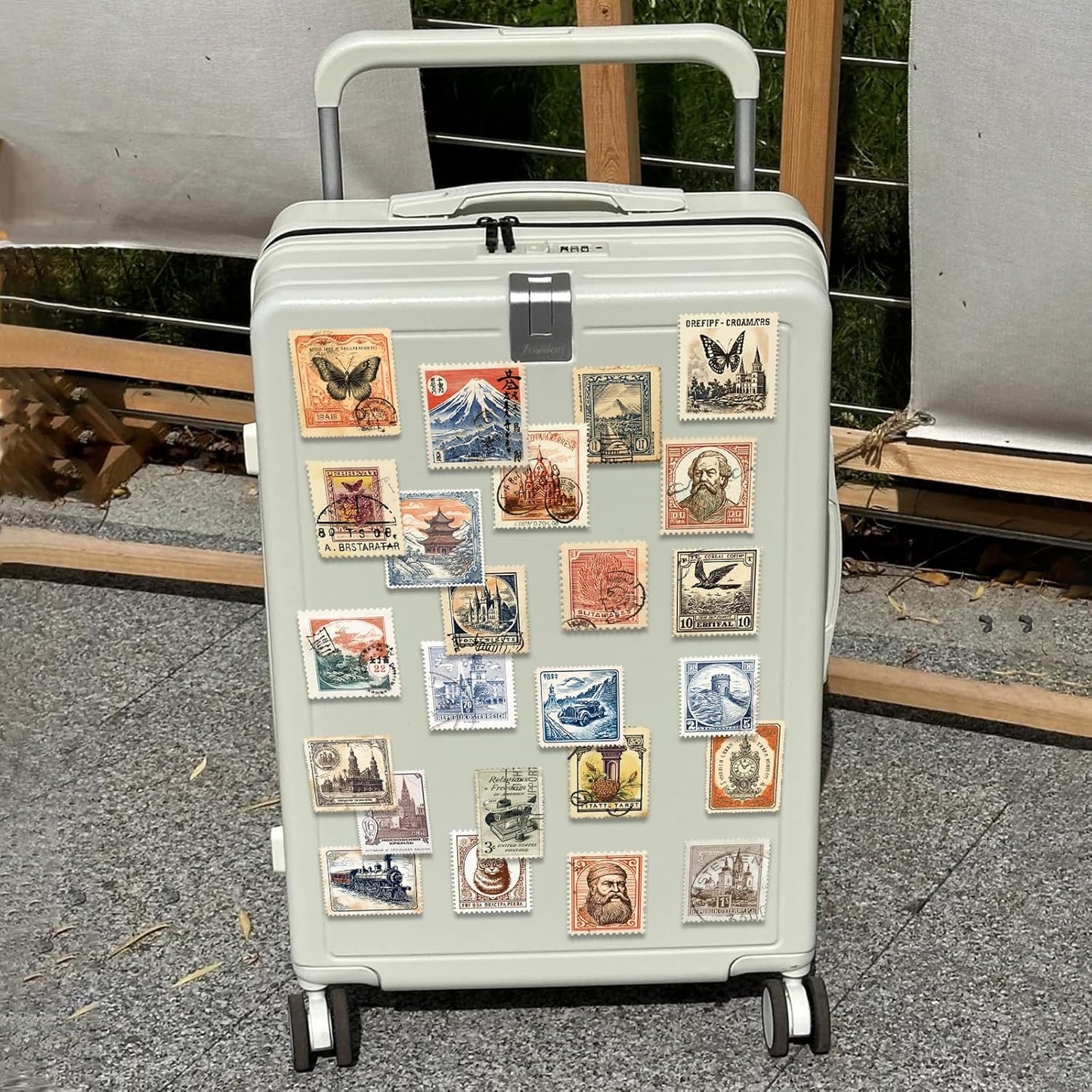 Vintage Scrapbook Stickers Set, Retro Stickers for Bullet Journal, Antique Looking Sticker for Junk Journal Collage Album (Memory Stamp 100pcs)