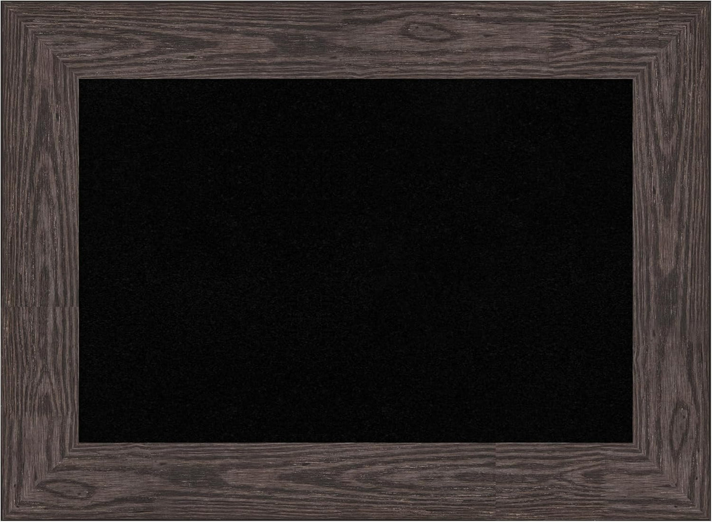 Amanti Art Black Cork Board for Wall, 22x30 Vision Board with Black Wood Frame, Medium Corkboard Office Decor for Home Organization, Country Rustic Corkboard Pinboard to Display Items for Home