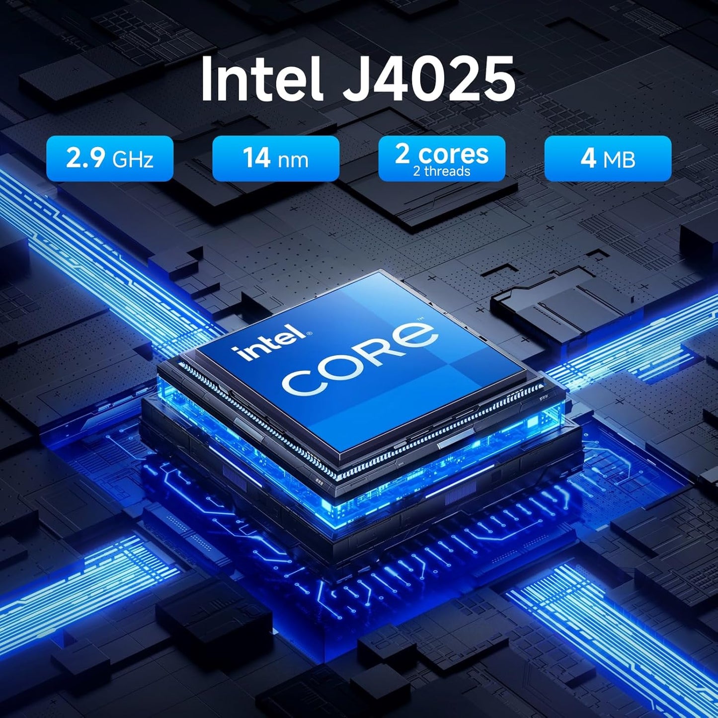 HP All in one Desktop Computer, 21.5" FHD Display, 32 GB RAM, 1 TB SSD, Intel Celeron J4025, Webcam, Intel UHD Graphics, Wi-Fi 6, Bluetooth, HDMI, Windows 11 Pro, Wired KB & Mouse, w/RH-Accessories