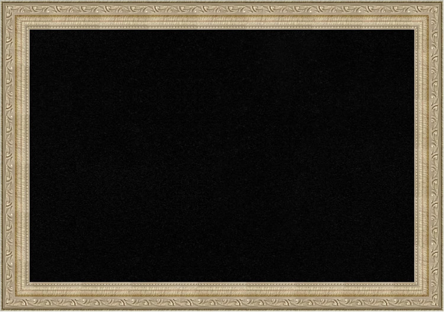 Amanti Art Black Cork Board for Wall, 14x20 Vision Board with Gold Frame, Small Corkboard Office Decor for Home Organization, Traditional Corkboard Pinboard to Display Items for Home Organization in