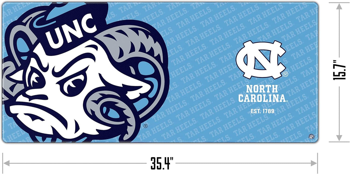 YouTheFan NCAA North Carolina Tar Heels Logo Series Desk Pad