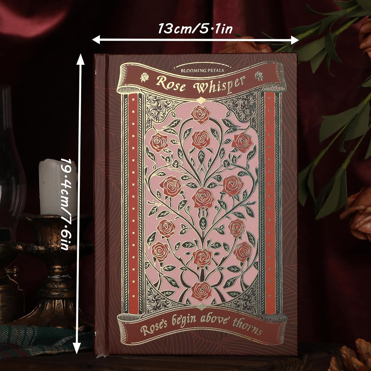 Journals for Women, 256 Pages 100 GSM Thick Paper, Hardcover Journal for Writing, College Rule Notebooks for Note Taking, Diary Notepad, 5.2 x 7.7 in