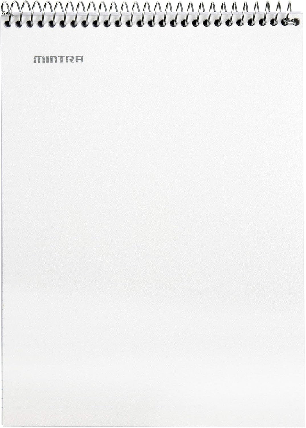 Mintra Office TOP BOUND Durable Spiral Notebooks (White, College Ruled 3pk)