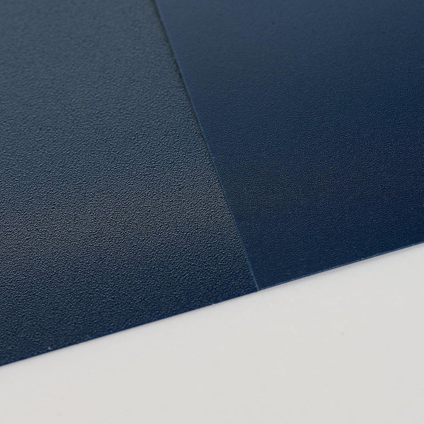 TOTiyea 50 Pack 16 Mil Poly Binding Covers, Sand Texture Binding Presentation Covers, Square Corners, Un-Punched (8.5 x 11 Inches, Letter Size, Navy Color)