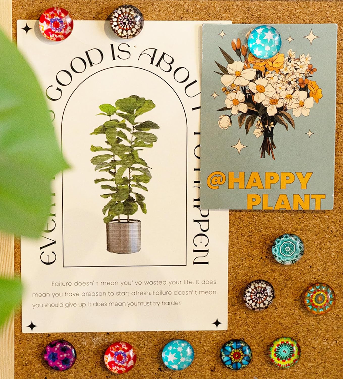 24Pcs Mandala Push Pins,Thumb Tacks for Bulletin Board,Decorative Pins Push, Cork Board Thumbtacks,Photos Wall Maps,Cute Thumbtack for Desk Accessories,Classroom,Home and Office Decor(Mandala)