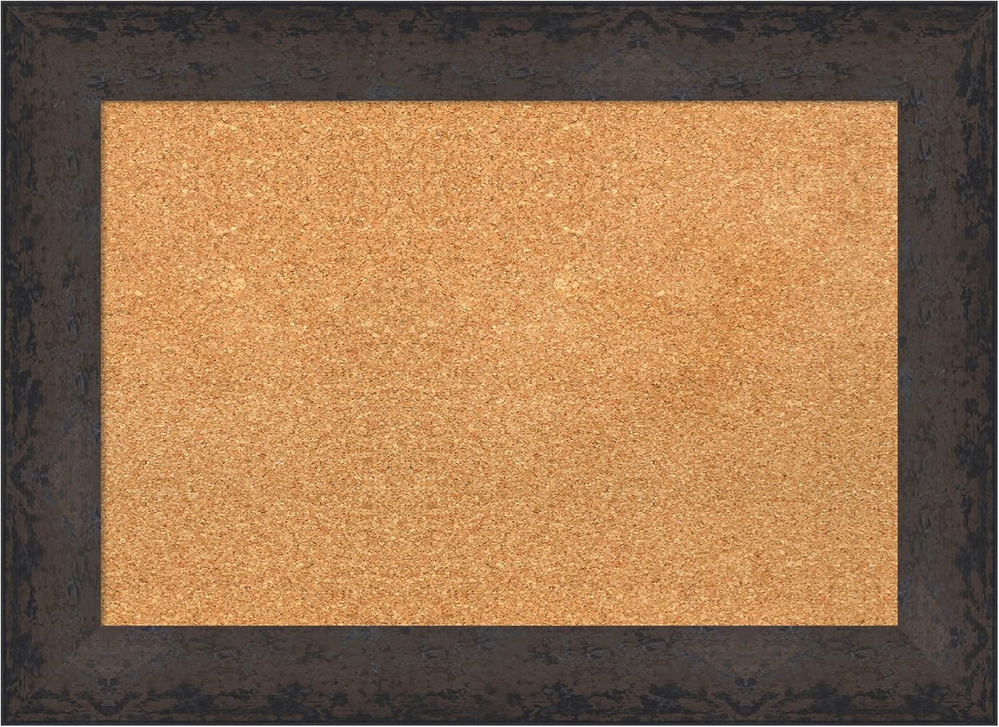 Amanti Art Natural Cork Board for Wall, 21x29 Vision Board with Black Wood Frame, Medium Corkboard Office Decor for Home Organization, Modern Corkboard Pinboard to Display Items for Home Organization