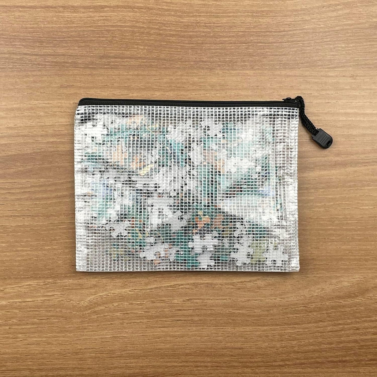 Mesh Zipper Pouch Bags, Zipper Bags for Organizing Storage, Waterproof Zipper Pouches, Letter Size, File Bags for School, Toys, Puzzle, Board Games and Office Supplies (Color, 4"x 6")