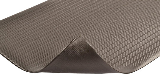 Notrax 410 Airug® 2' x 3' x 5/8" Anti Fatigue Mat, Enhanced Slip Resistance with Beveled Edges and Ribbed Surface, Ideal for Industrial and Commercial Workplaces, Black, 410S0523BL