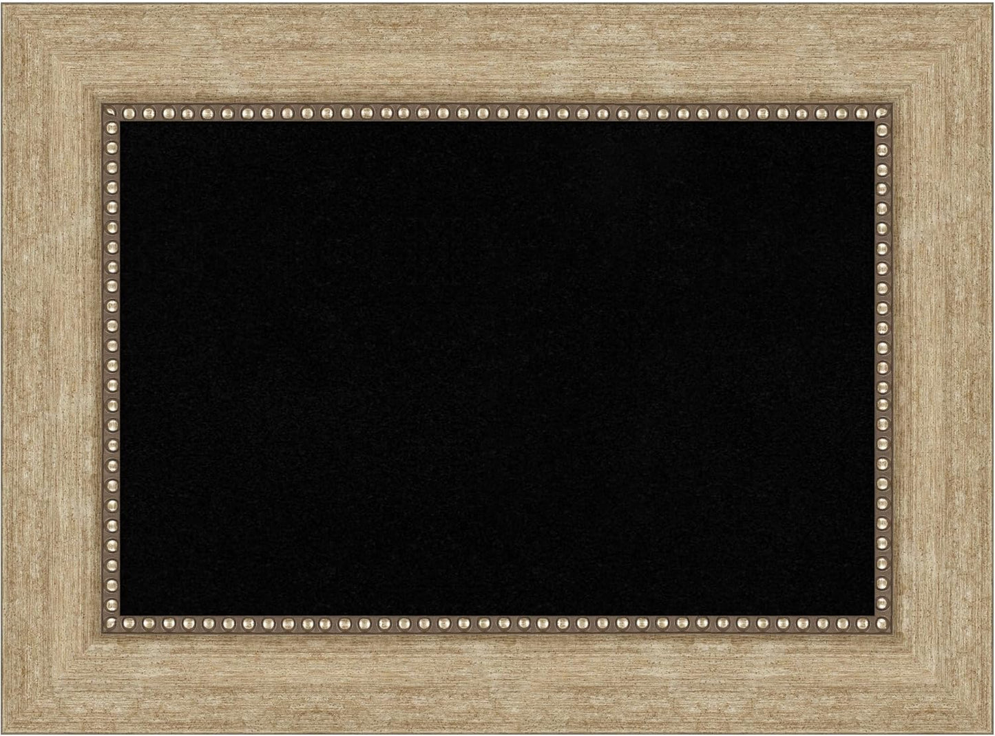 Amanti Art Black Cork Board for Wall, 17x23 Vision Board with Gold Frame, Small Corkboard Office Decor for Home Organization, Casual Corkboard Pinboard to Display Items for Home Organization in