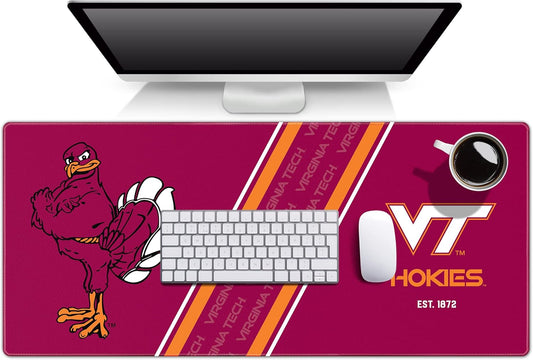 YouTheFan NCAA Virginia Tech Hokies Logo Series Desk Pad