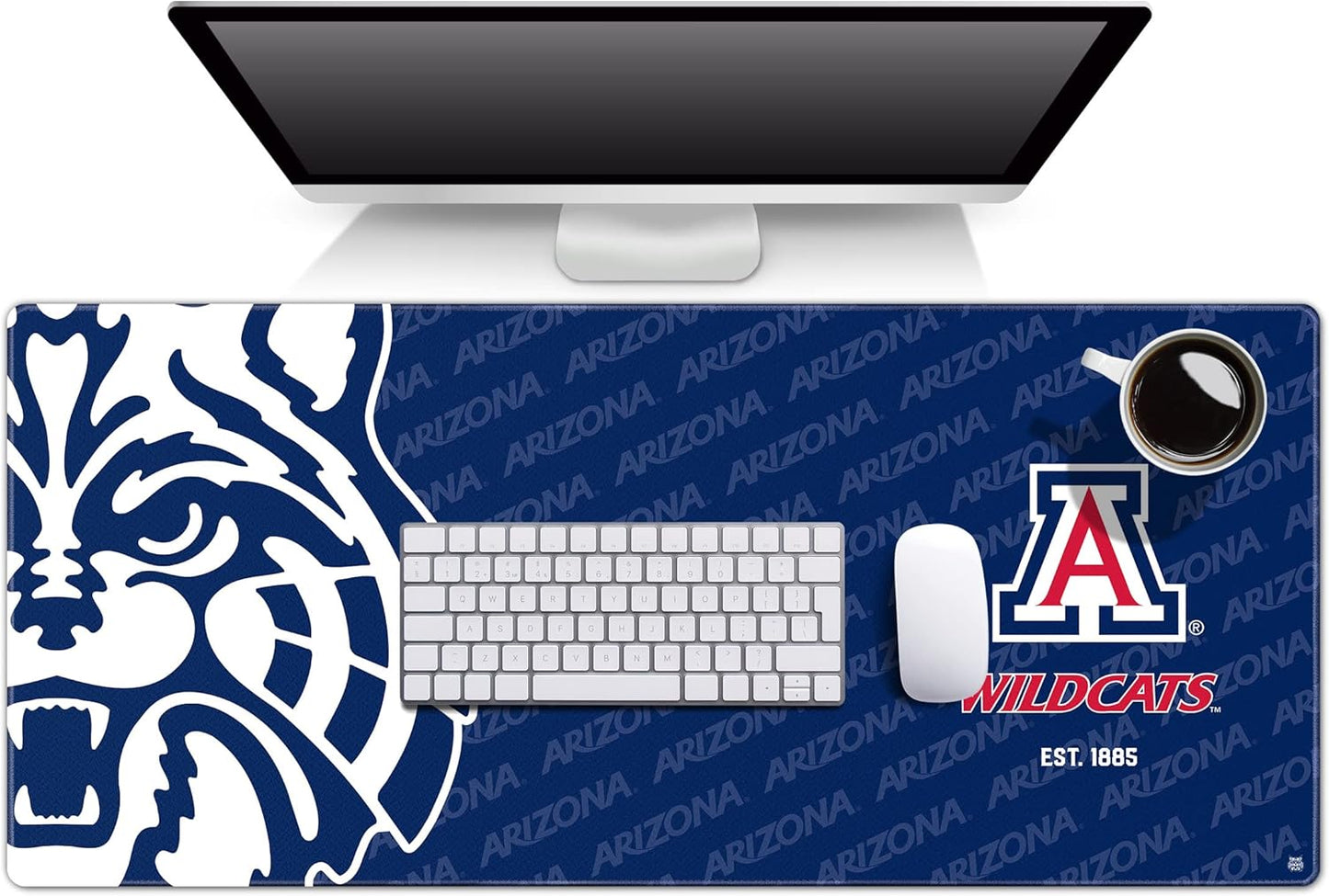 YouTheFan NCAA Arizona Wildcats Logo Series Desk Pad