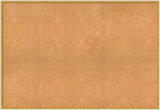 Amanti Art Natural Cork Board for Wall, 35x51 Vision Board with White Frame, Oversize Corkboard Office Decor for Home Organization, Modern Corkboard Pinboard to Display Items for Home Organization in