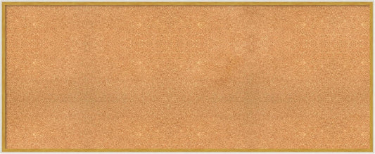 Amanti Art Natural Cork Board for Wall, 25x61 Vision Board with White Frame, Oversize Corkboard Office Decor for Home Organization, Modern Corkboard Pinboard to Display Items for Home Organization in