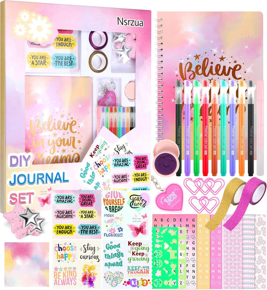 DIY Journal Kit for Girls,Toys for Ages 8-14 and Birthday Gifts for Girls