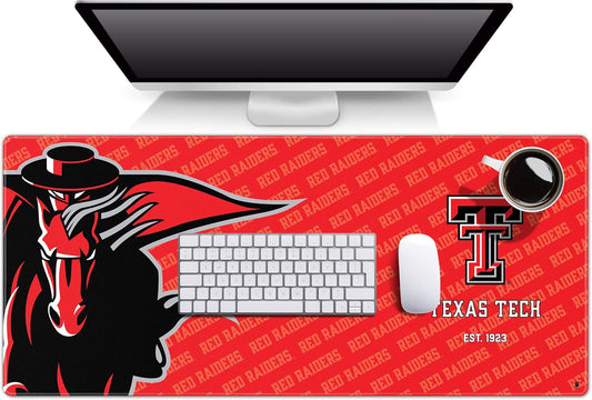 YouTheFan NCAA Texas Tech Red Raiders Logo Series Desk Pad