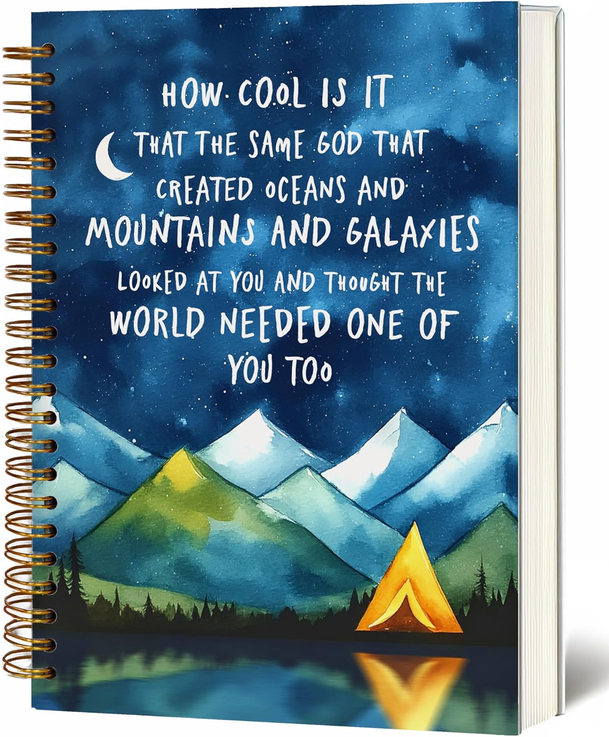 YOU FOUND ME Bible Journal, A5 Spiral Christian Bible Journal Notebook, How Cool Is It That the Same God, Inspirational Bible Verse Gift for Women Men Birthday Christmas