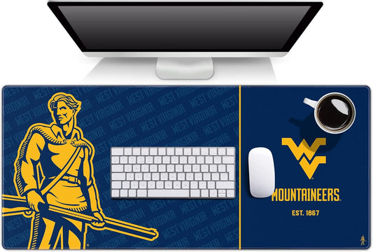 YouTheFan NCAA West Virginia Mountaineers Logo Series Desk Pad
