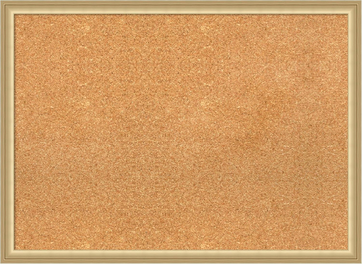Amanti Art Natural Cork Board for Wall, 22x30 Vision Board with Gold Frame, Medium Corkboard Office Decor for Home Organization, Casual Corkboard Pinboard to display items for home organization