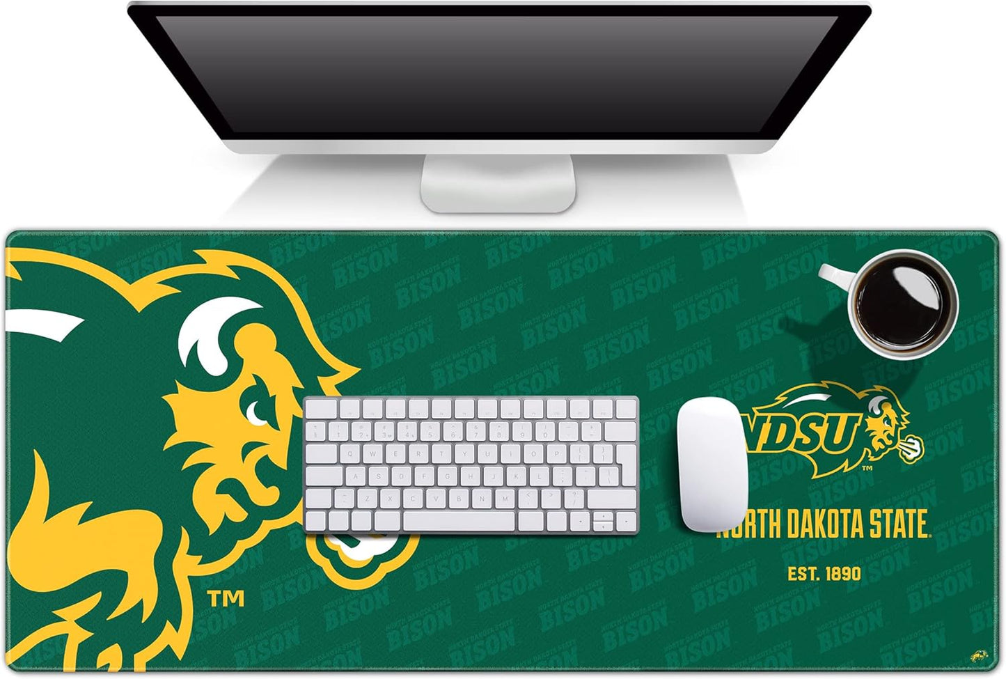 YouTheFan NCAA North Dakota State Bison Logo Series Desk Pad