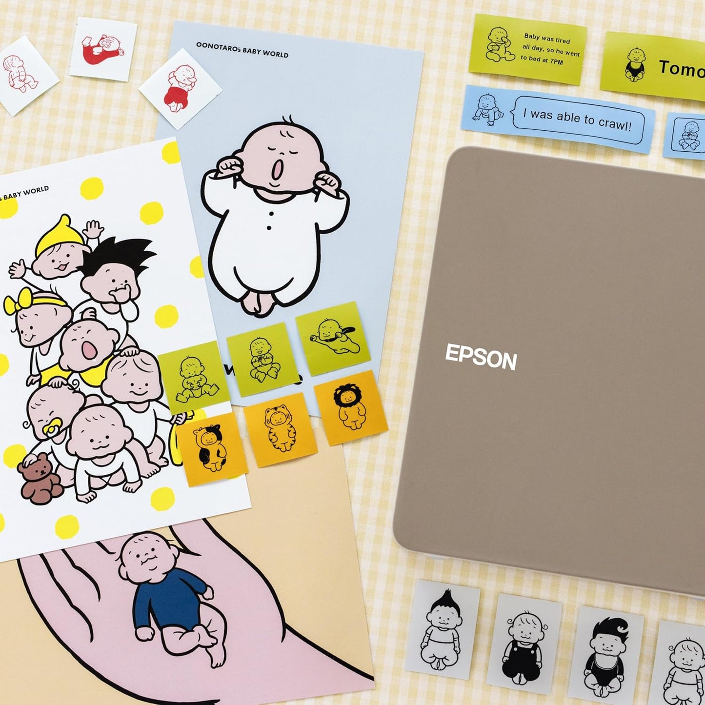 Epson LABELWORKS 224BMLPX Genuine PET (Polyester) Tape Cartridge - Black on Matte Blue Designer Craft Label Maker Tape - 1" (24MM) Wide, 26'